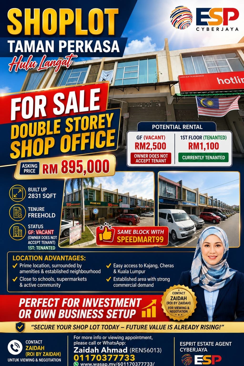 Shoplot Taman Perkasa Hulu Langat