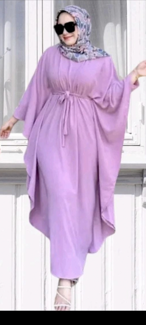 Plus size kaftan maxi plain premium