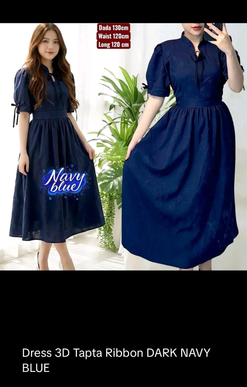 Dress 3d tapta ribbon
