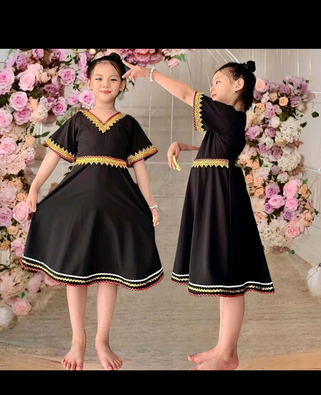 Dress kanak kanak borneo