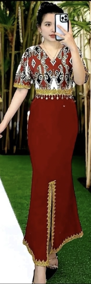 Dress Borneo mermaid