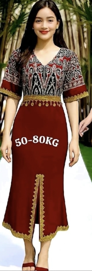 Dress Borneo mermaid