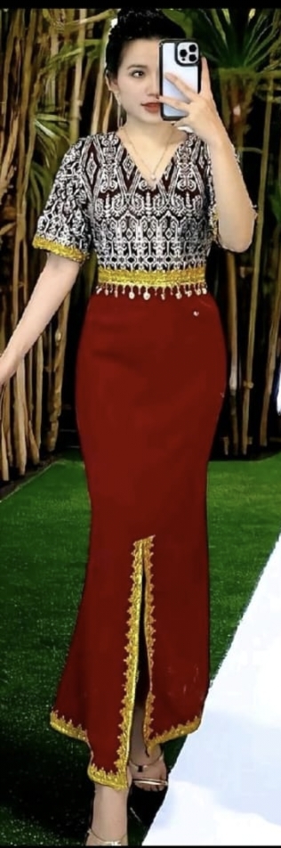Dress Borneo mermaid