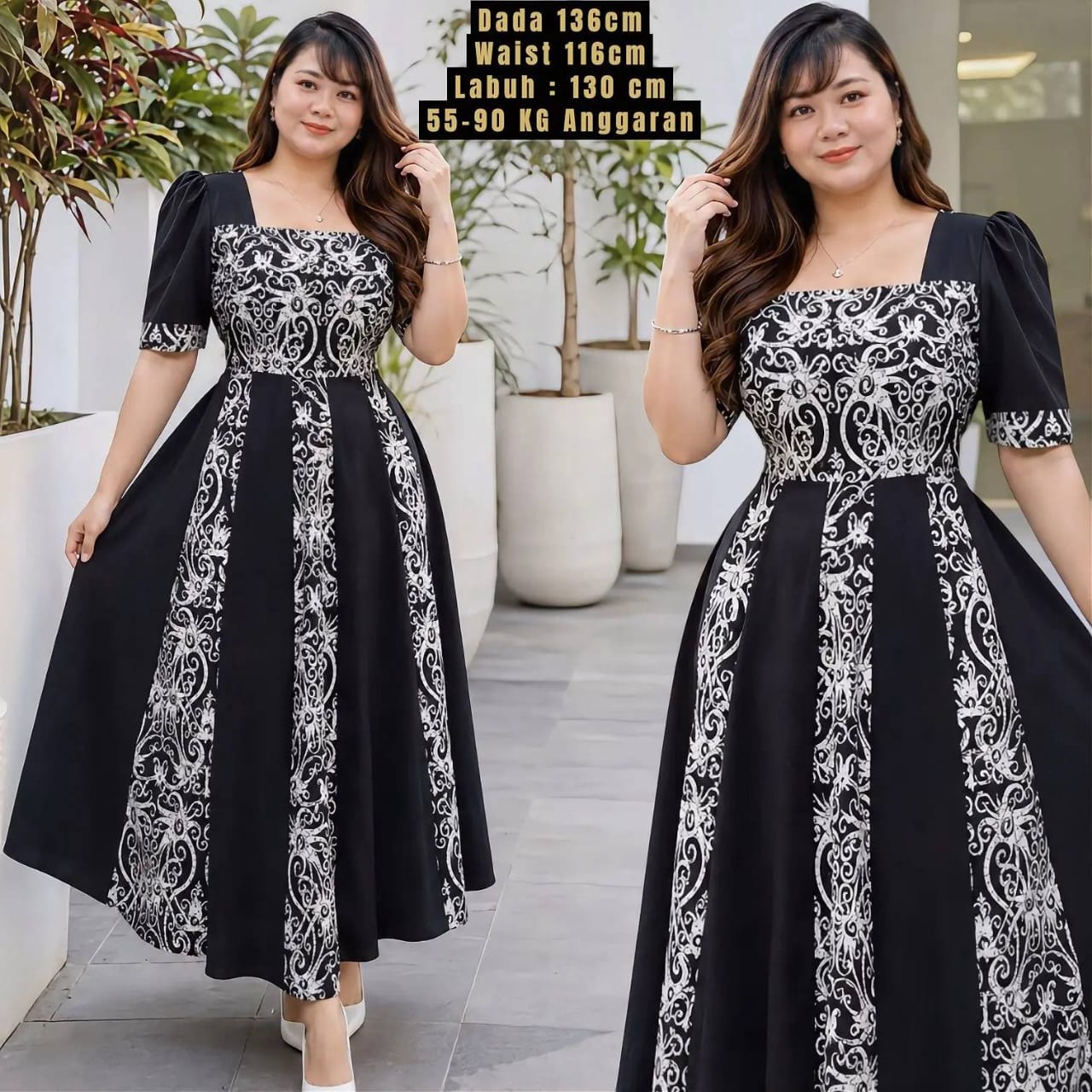 Dress etnik plus size