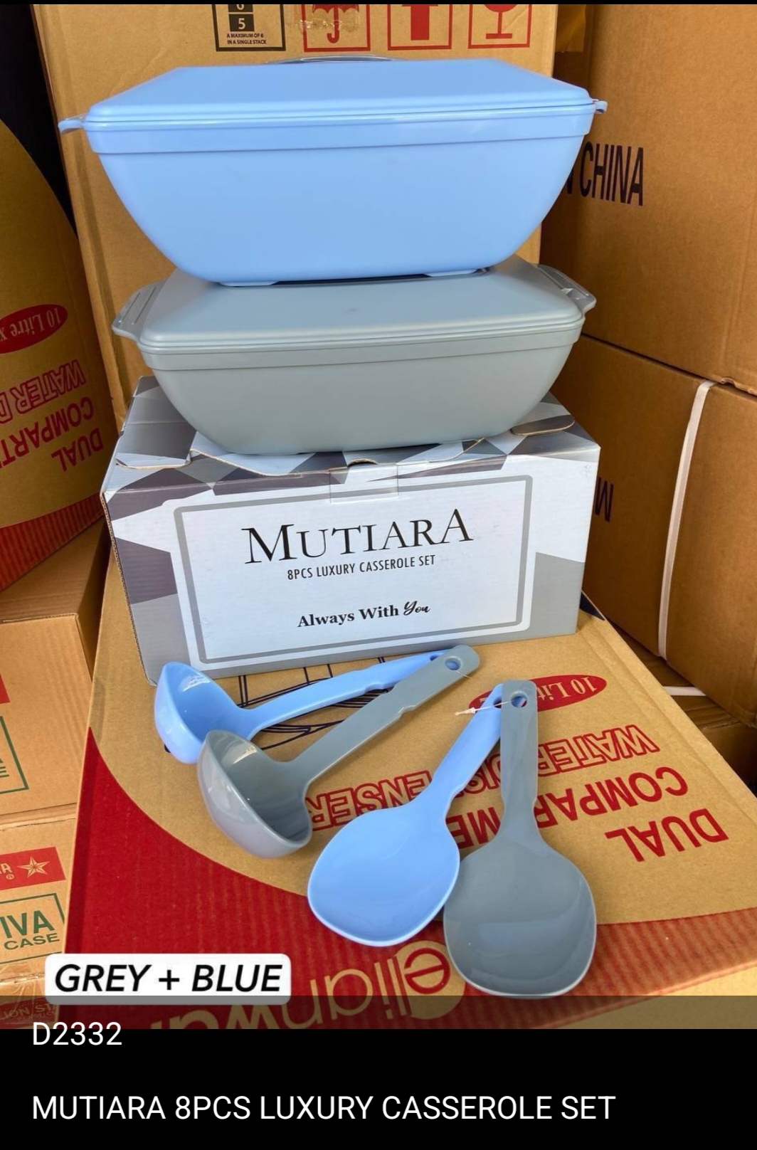 Mutiara 8 pcs luxury casserole set