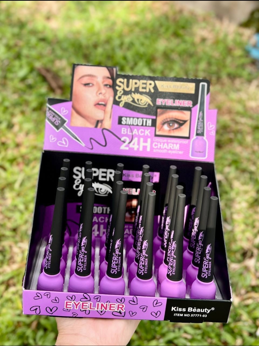Kiss beauty eyeliner smooth black waterproof
