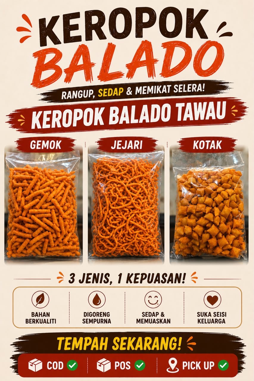 Keropok Balado Tawau