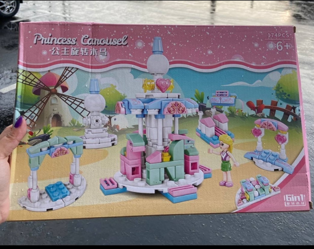 Princess carausel lego 174pcs
