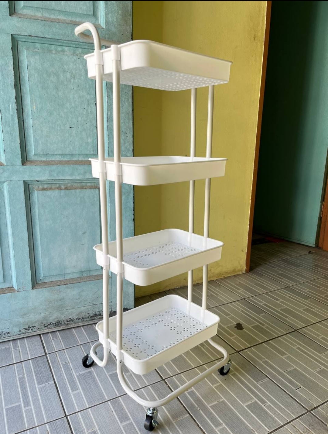 Trolley 4 tier (white)