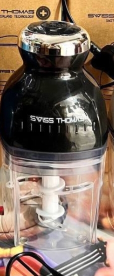 Swiss Thomas multifunction food processor 900ml -black color