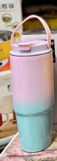 Vacuum insulated mug tumblers 890ml ~color pink green