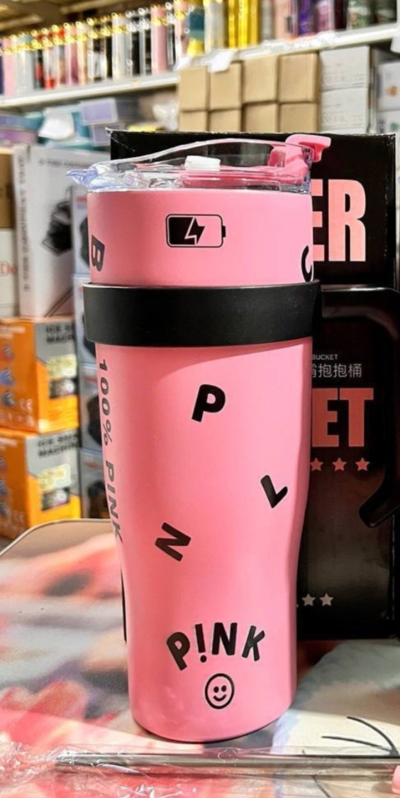 Hug bucket tumbler 1200ml~color pink