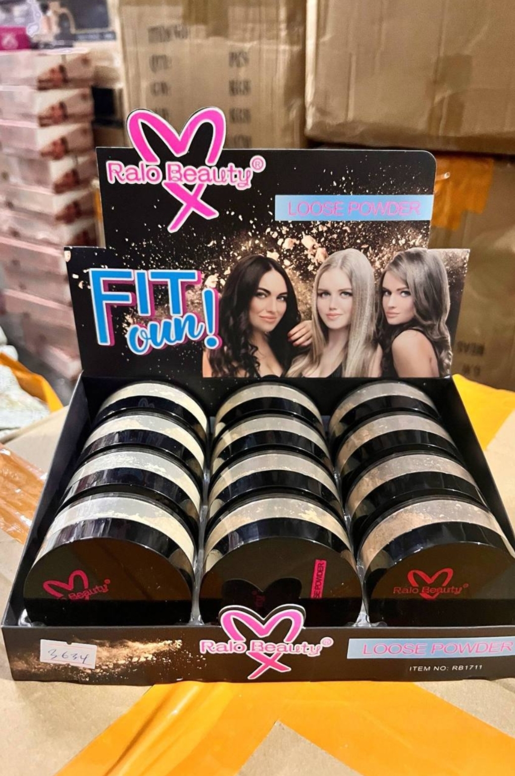 Ralo beauty fit own loose powder 1 box 12 pcs