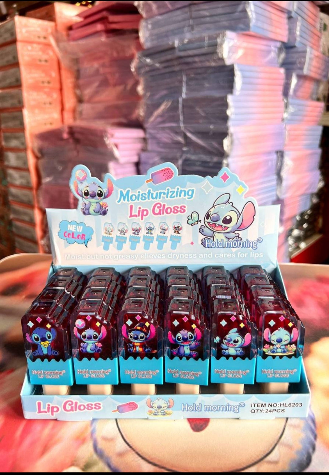 Hold morning moisturizing lipgloss tint stitch 1 box 24 pcs