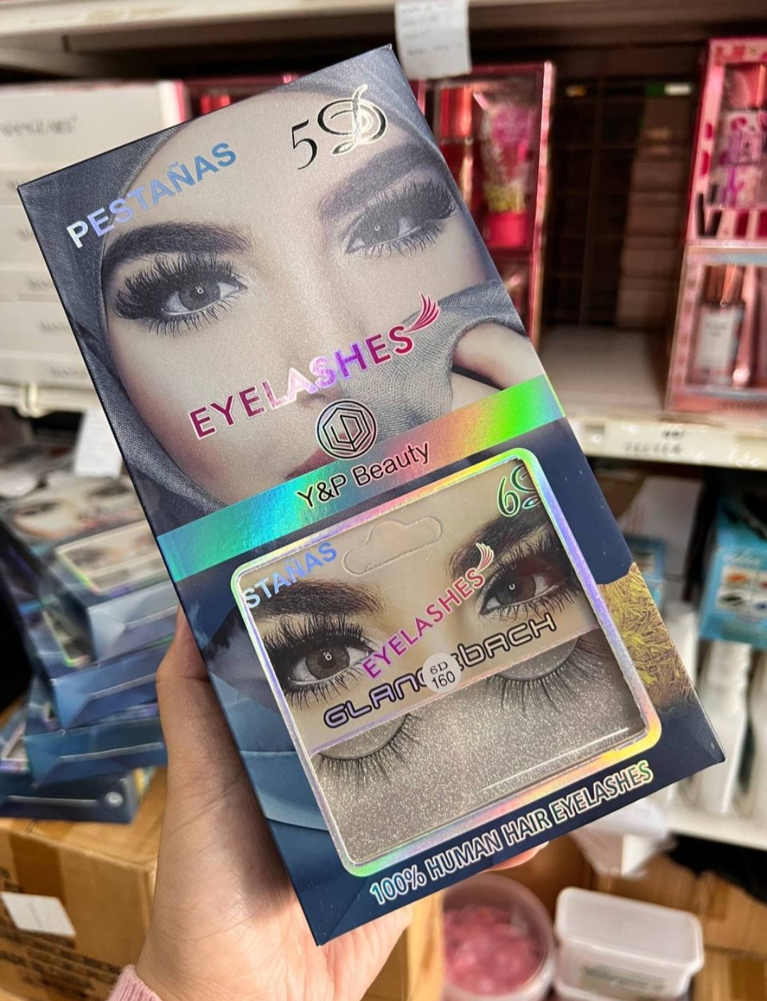 Penstanas glancebech 6d eyelashes 100% human hair NO.905 1 box 12pcs