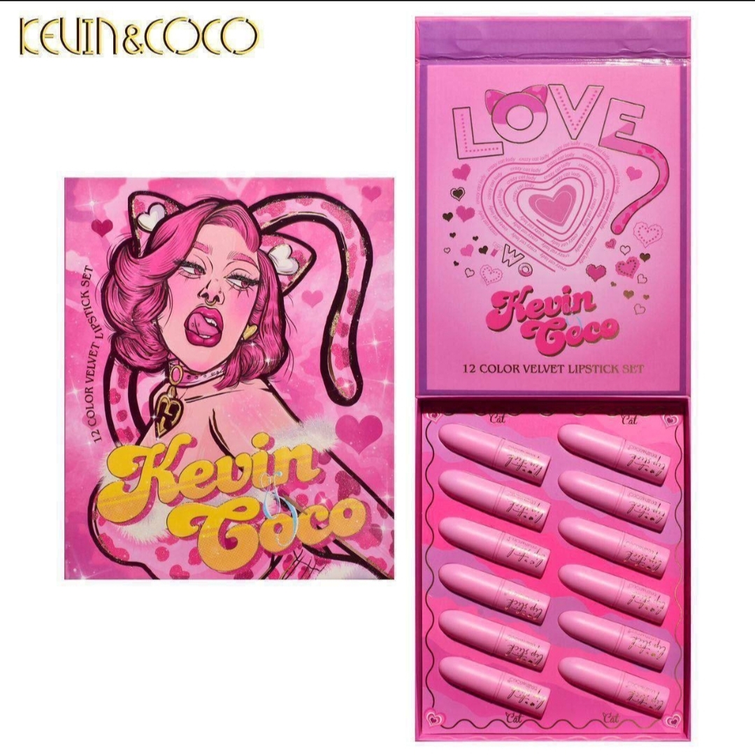 KC 12 color velvet lipstick set